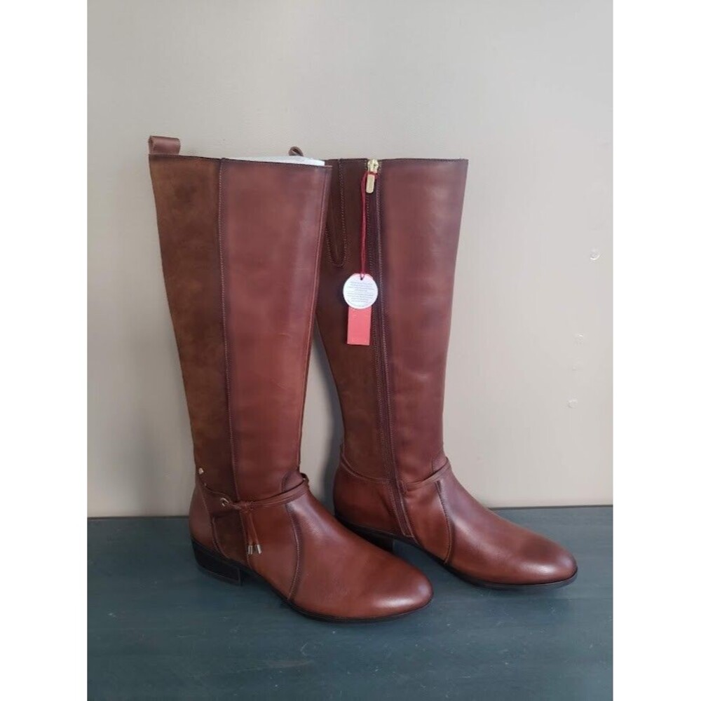 PIKOLINOS Daroca Knee High Riding Boot - Cuero Brown - Womens sz 10 EU 42 - NEW